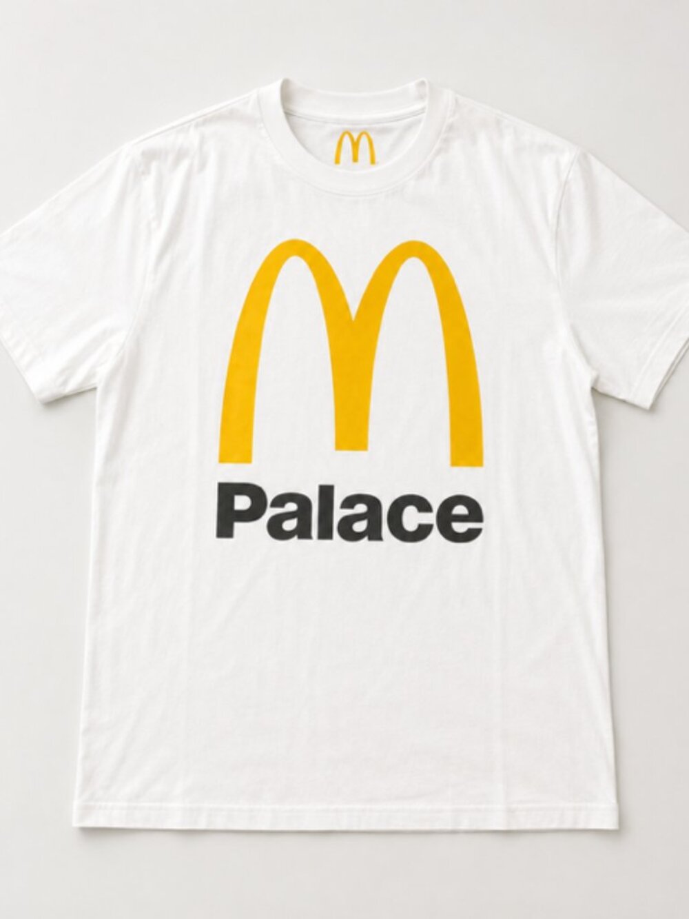 Palace x McDonald’s Logo Tee XXL White Streetwear Skate Y2K 2023 Collab